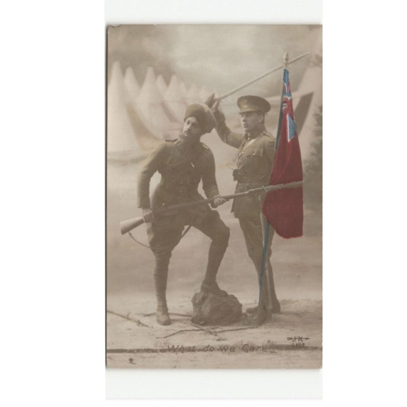 MILITAIRES: Indes, Hindou, Sikh, what do we care - très bon état