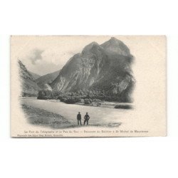 MILITAIRE CHASSEURS ALPINS: le fort du télégraphe et le pas du roc, descente du galibier à saint-michel - très bon état