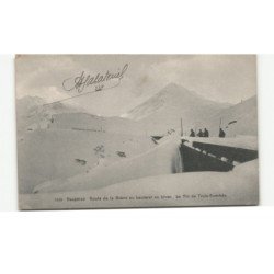 MILITAIRE CHASSEURS ALPINS: route de la grave au lauteret en hiver, le pic de trois-evéchés - très bon état