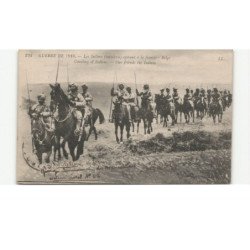 MILITAIRES: Indes, Hindou, Sikh, les indiens cavalerie opérant à la frontière belge - très bon état