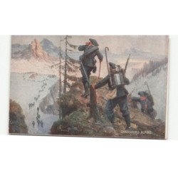 MILITAIRES CHASSEURS ALPINS: - très bon état