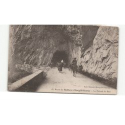 MILITAIRES CHASSEURS ALPINS: route de moûtiers à bourg-saint-maurice, le détroit du siex - état