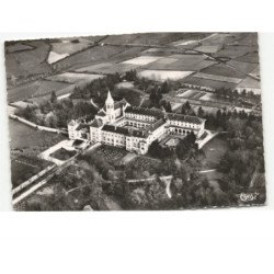 DOURGNE: abbaye sainte-scholastique vue aérienne 10x15 - très bon état