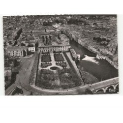 CASTRES: jardin de l'evêché vue aérienne 10x15 - très bon état