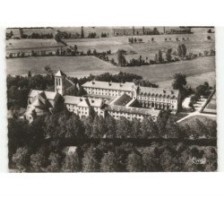DOURGNE: abbaye saint-benoit d'en-calcat vue aérienne 10x15 - très bon état
