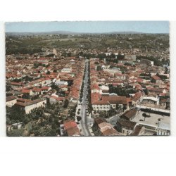 CARMAUX: vue générale vue aérienne 10x15 - très bon état