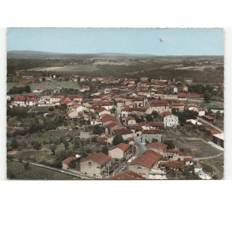 SAINT-BENOIT-de-CARMAUX: vue générale vue aérienne 10x15 - très bon état