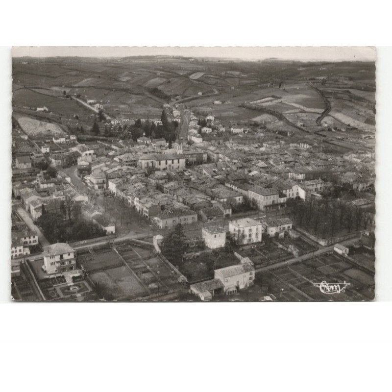 REALMONT: vue générale vue aérienne 10x15 - très bon état