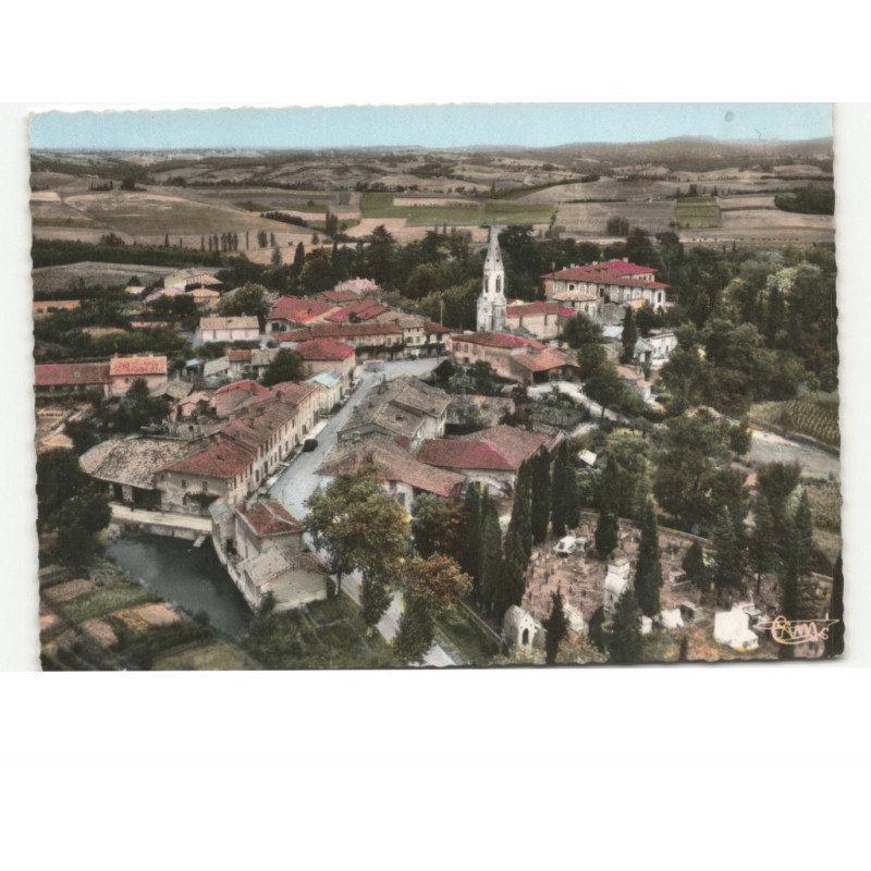 SAINT-URCISSE: vue générale vue aérienne 10x15 - très bon état