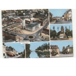 ABBEVILLE: 6 vues vue aérienne 10x15 - très bon état