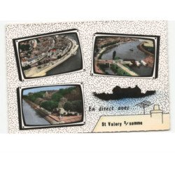 SAINT-VALERY-sur-SOMME: vue aérienne 10x15 - très bon état