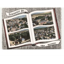 VILLERS - BRETONNEUX: souvenir... vue aérienne 10x15 - très bon état