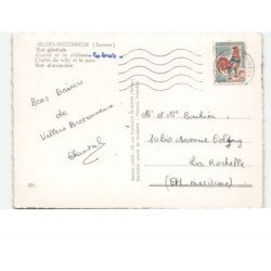 VILLERS - BRETONNEUX: souvenir... vue aérienne 10x15 - très bon état