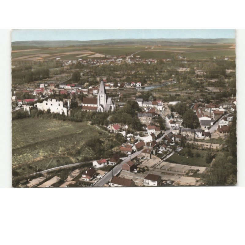 PICQUIGNY: vue générale vue aérienne 10x15 - très bon état