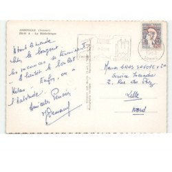 ABBEVILLE: la bibliothèque vue aérienne 10x15 - très bon état
