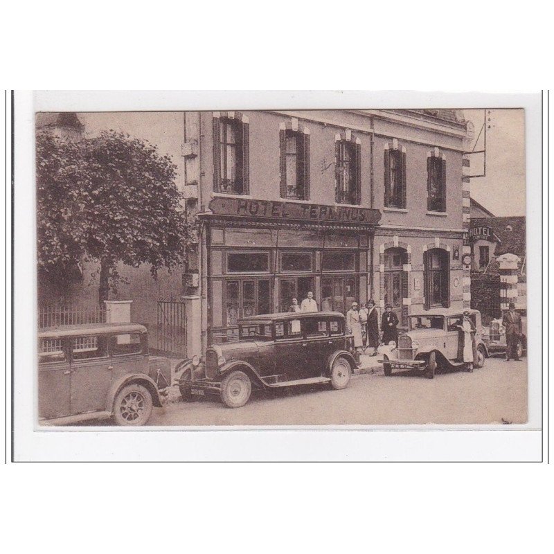 ARNAY-le-DUC : hotel terminus, telephone n°9, chauffage central, tout confort - tres bon etat