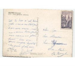 AIRAINES: vue générale vue aérienne 10x15 - très bon état