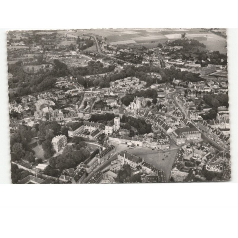 ABBEVILLE: place clémenceau vue aérienne 10x15 - très bon état