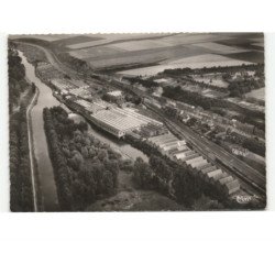 AILLY-sur-SOMME: l'usine et la somme vue aérienne 10x15 - très bon état