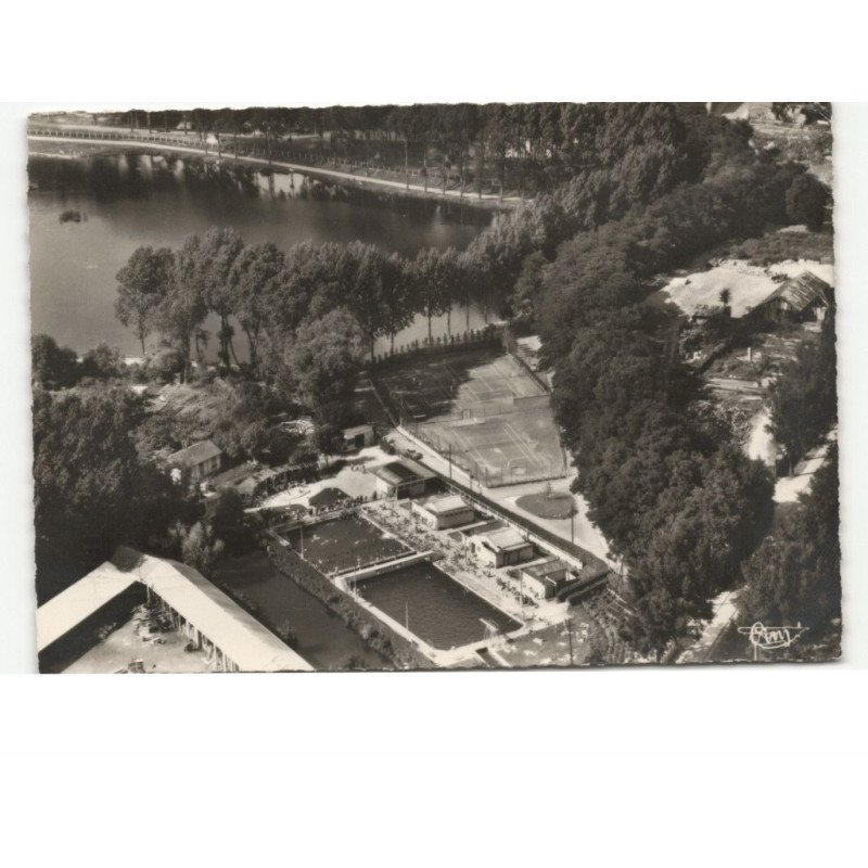 AMIENS: la piscine et l'etang saint-pierre vue aérienne 10x15 - très bon état