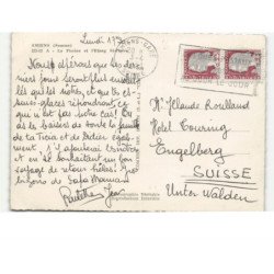 AMIENS: la piscine et l'etang saint-pierre vue aérienne 10x15 - très bon état
