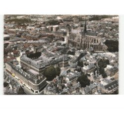 AMIENS: vue générale vue aérienne 10x15 - très bon état