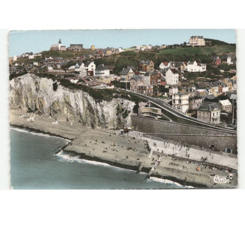 AULT: vue générale, les falaises vue aérienne 10x15 - très bon état