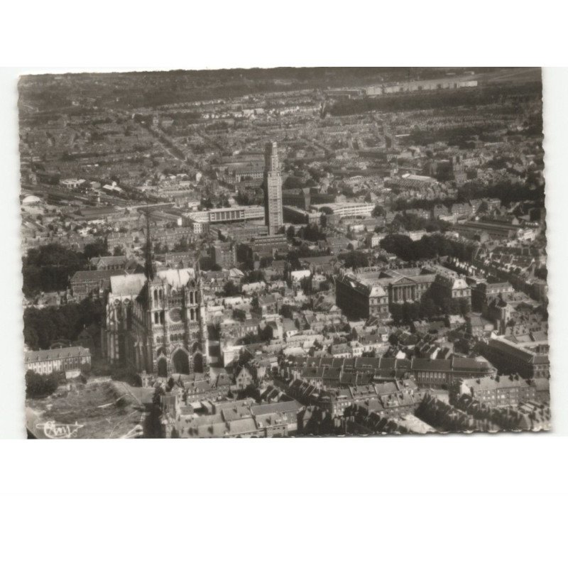 AMIENS: vue générale vue aérienne 10x15 - très bon état