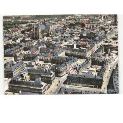 AMIENS: vue générale vue aérienne 10x15 - très bon état