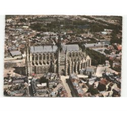 AMIENS: la cathédrale vue aérienne 10x15 - très bon état
