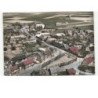BEUVRAIGNES: la place et l'église vue aérienne 10x15 - très bon état
