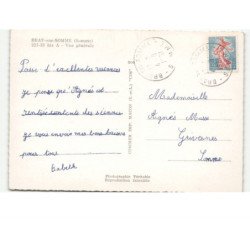 BRAY-sur-SOMME: vue générale vue aérienne 10x15 - très bon état