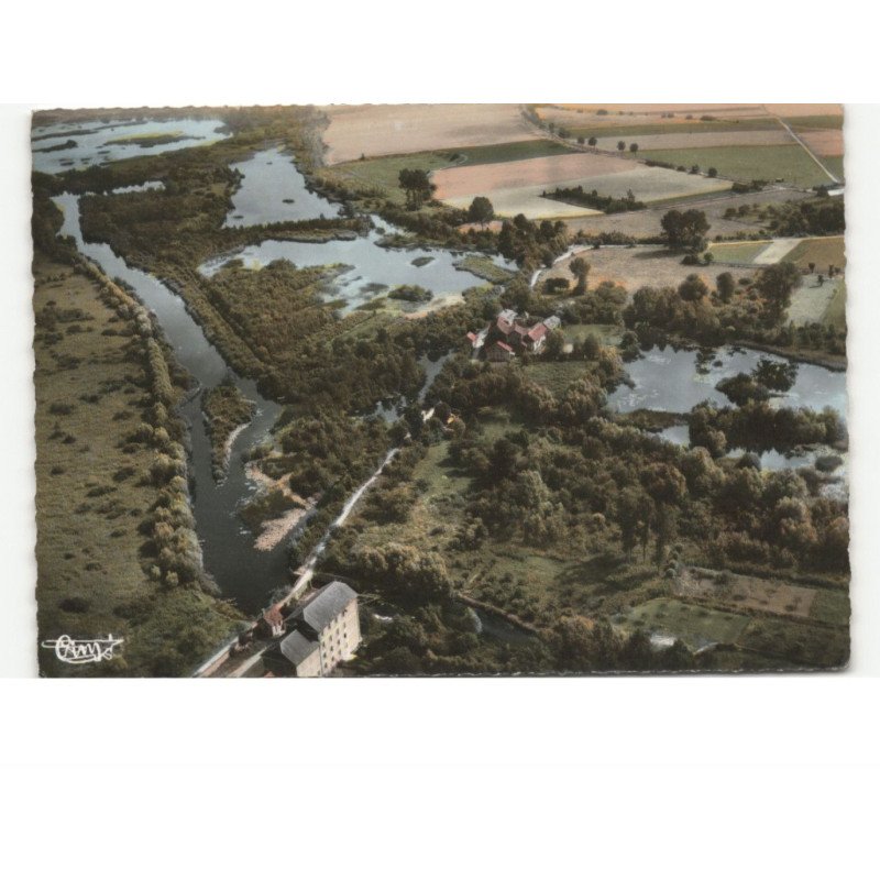 BRAY-sur-SOMME: vue aérienne 10x15 - très bon état