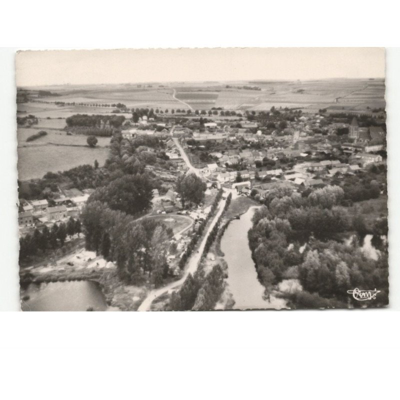 BRAY-sur-SOMME: vue aérienne 10x15 - très bon état