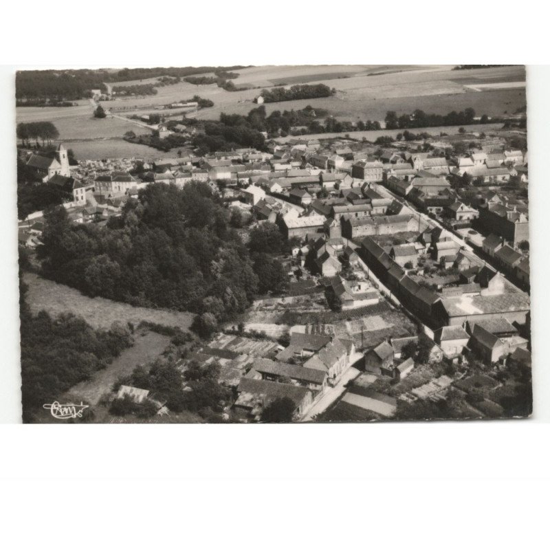 BERTEAUCOURT-les-DAMES: vue aérienne 10x15 - très bon état