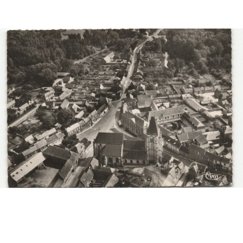 BRAY-sur-SOMME: vue aérienne 10x15 - très bon état
