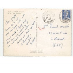 BRAY-sur-SOMME: vue aérienne 10x15 - très bon état
