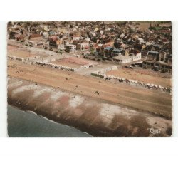 CAYEUX-sur-MER: la plage: vue aérienne 10x15 - très bon état