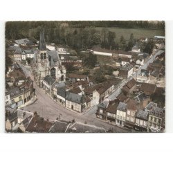 CONTY: place du général de gaulle vue aérienne 10x15 - état