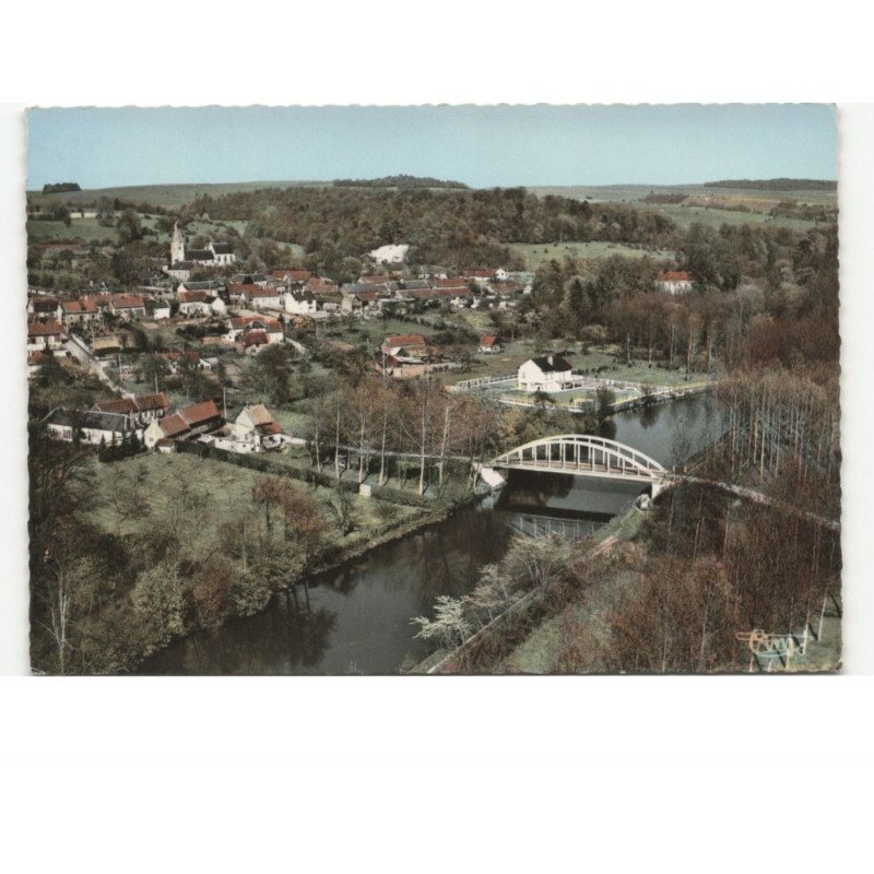 COCQUEREL: vue générale vue aérienne 10x15 - très bon état