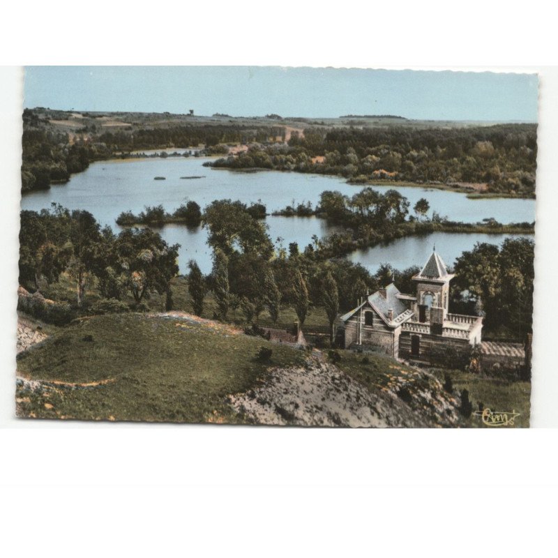 CORBIE: les étangs de la barette vue aérienne 10x15 - très bon état