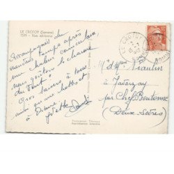 LE CROTOY: vue aérienne 10x15 - très bon état