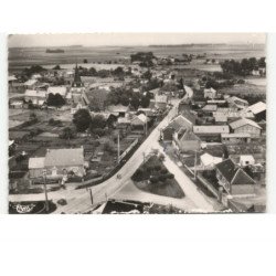 DOMPIERRE-en-SANTERRE: centre bourg vue aérienne 10x15 - très bon état