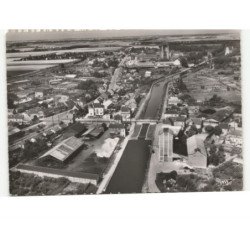HAM: le canal et la sucrerie vue aérienne 10x15 - très bon etat
