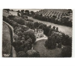 environs de POIX: le château de lachapelle vue aérienne 10x15 - très bon etat