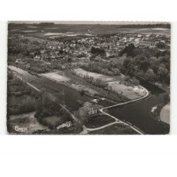 LONG: usine électrique, le barrage vue aérienne 10x15 - etat