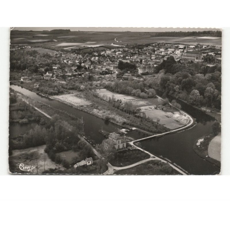 LONG: usine électrique, le barrage vue aérienne 10x15 - etat