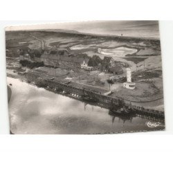 LE HOURDEL: phare et calvaire vue aérienne 10x15 - très bon etat