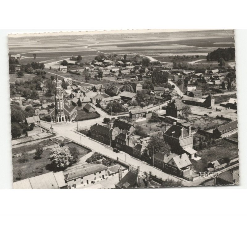 MEHARICOURT: vue générale vue aérienne 10x15 - très bon etat