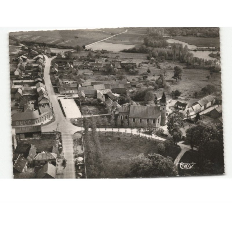 MERICOURT: le marais vue aérienne 10x15 - très bon etat